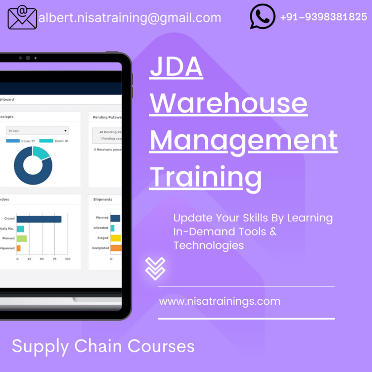 JDA Warehouse Management Training