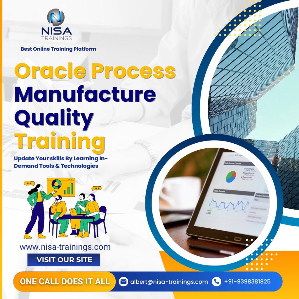 Oracle Process Manufacturing Quality Training